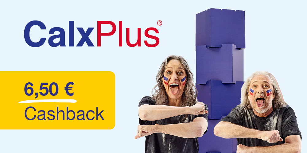 Achetez CalxPlus maintenant et recevez 6.5€ de cashback !